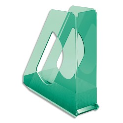 ESSELTE Porte-revues COLOUR'ICE Vert. Dimensions (hxp) : 25,6x26 cm. Dos de 7,2 cm