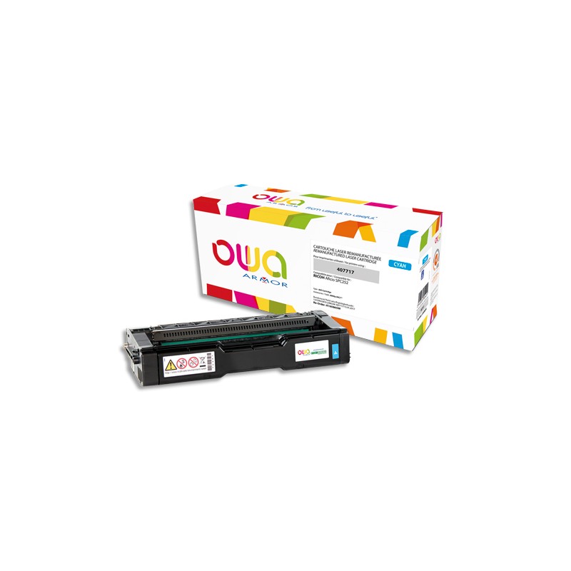 OWA Cartouche compatible Laser Cyan RICOH 407717 K16086OW