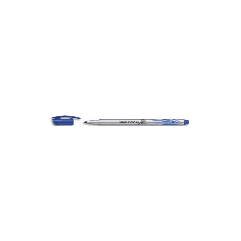 BIC Stylo feutre Intensity pointe moyenne 1mm. Coloris Bleu