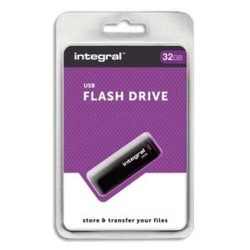 INTEGRAL Clé USB 2.0 32Go Black INFD32GBBLK