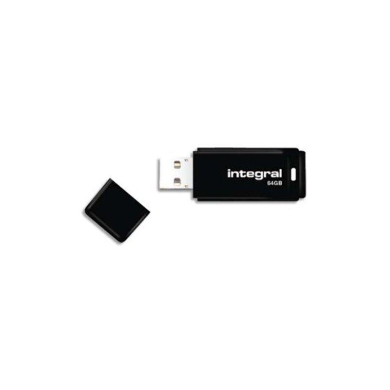 INTEGRAL Clé USB 2.0 64Go Black INFD64GBBLK