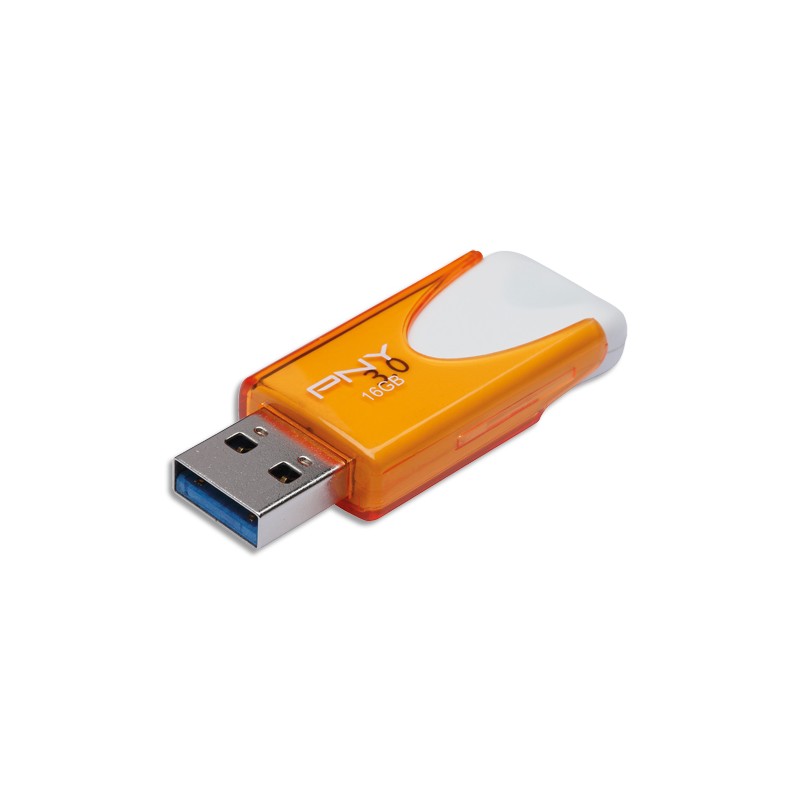 PNY Clé USB3.0 Attaché 4 Orange 16Go FD16GATT431KK-EF