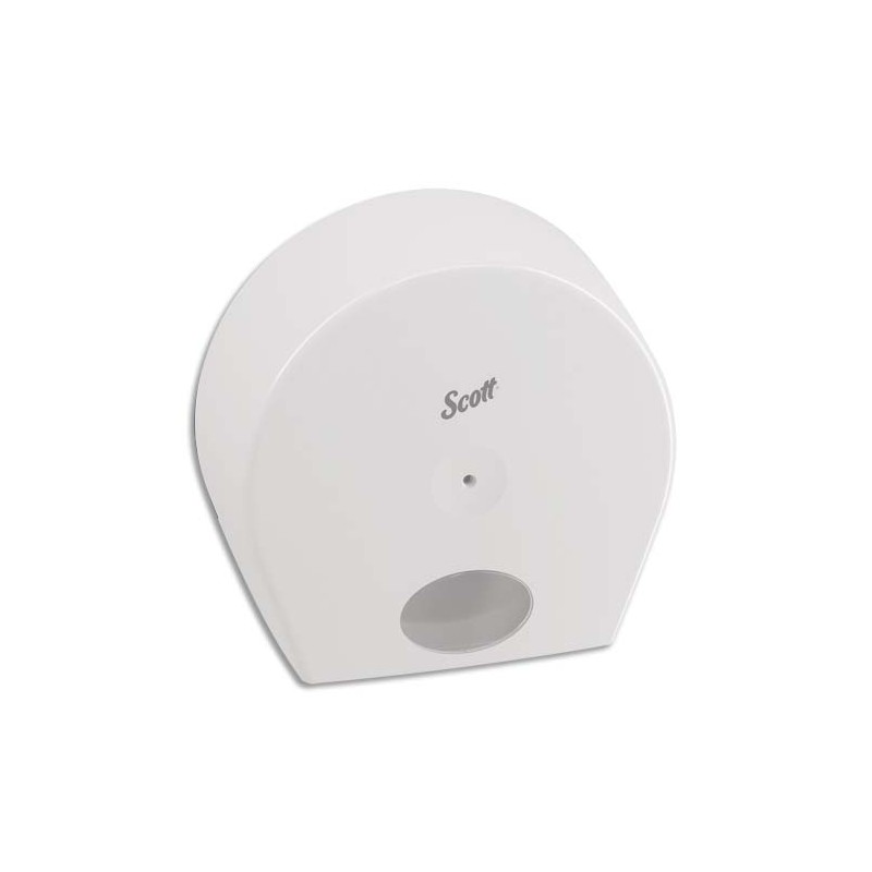 SCOTT Distributeur Jumbo Control Blanc pour papier toilette en bobine, L31,3 x H30,7 x P12,7 cm