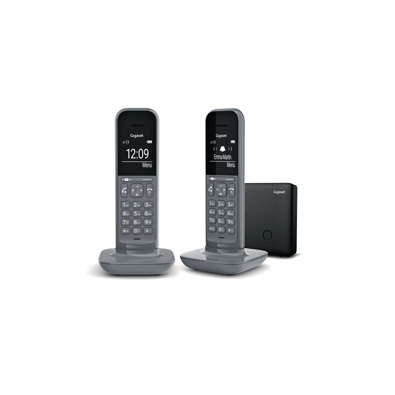 GIGASET Téléphone sans fil sans répondeur duo CL390 L36852-H2902-N103