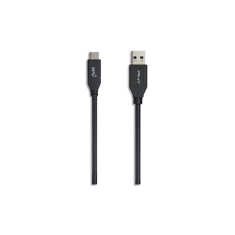 PNY Câble USB 2.0 vers USB Type-C 3.1 Gen2 1M NR C-UA-TC-K31-03